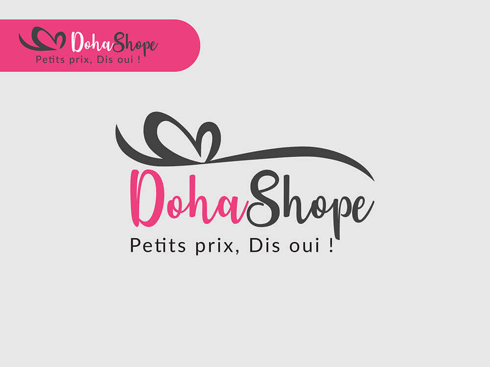 Doha shop logo - Radia Helli - Graphic Designer / Amateur Photographer - Rabat, Morocco