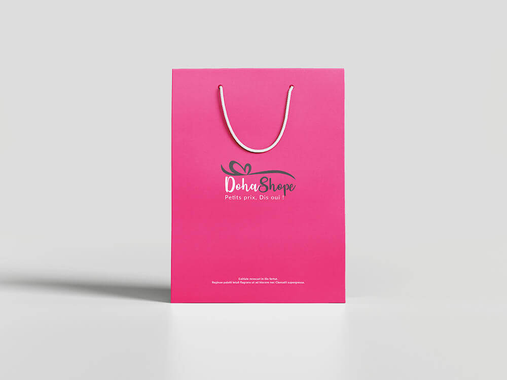 Doha shop logo - Radia Helli - Graphic Designer / Amateur Photographer - Rabat, Morocco