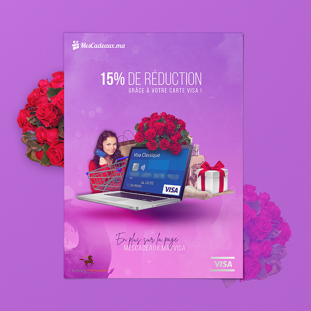 Mescadeaux Poster - Radia Helli - Graphic Designer / Amateur Photographer - Rabat, Morocco