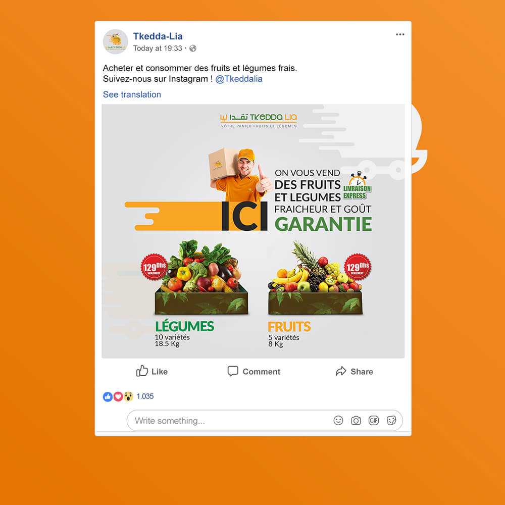 Tkedda-lia Post Social Media - Radia Helli - Graphic Designer / Amateur Photographer - Rabat, Morocco